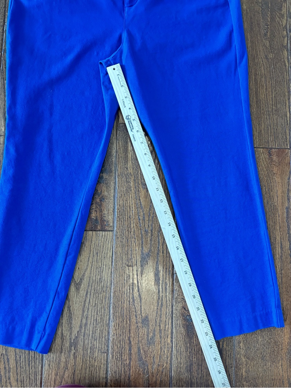 Old Navy Pixie Ankle Pants Blue | Mid Rise Stretch Work Pants | Size 14 - Picture 10 of 10